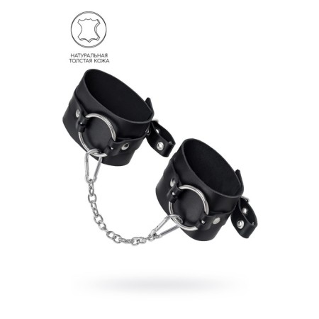 OCHES Pecado BDSM, from thick leather with eyelets, genuine leather, black