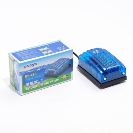 Air compressor Jingye BS-410, transparent case, 2 x 4 l/min, 5 watts-2