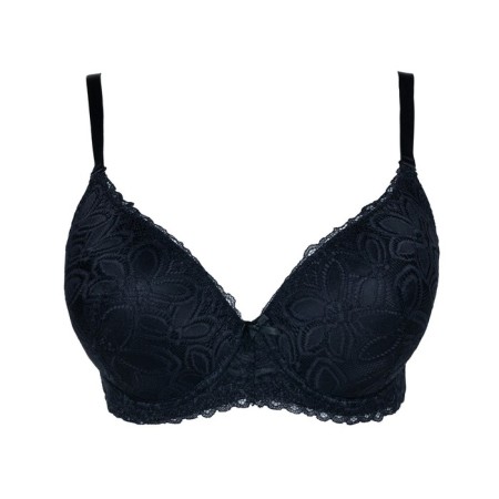 Women's bra, black color, size 110e