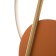 Bra "Alla" LED 17W 3000k orange gold 66x6.5x41cm