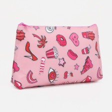 Lightning cosmetic bag, pink color