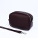 Cross-Body bag on zippers, external pocket, burgundy color