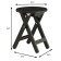 Folding stool, 350x390x445, wenge