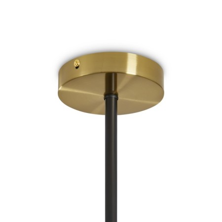 Suspended lamp Freya Fr5432PL-06BBS Lora, 440x440 mm, E14, 6x40W, black color and brass-8