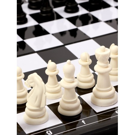Magnetic chess 31 x 31 cm, King H-5.8 cm, D-2.3 cm, plastic board and figures-6