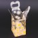 New Year. Box a gift New Year's folding PVC "Make a desire" 12 x 7 x 7 cm.