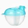 Container for baby food, 3 sections, type 3, 180ml., Blue color