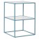 Class Mayen table, 380 × 380 × 520 mm, turquoise color