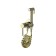 Bronze de Luxe Scandi 701/1BR, with hygienic shower, brass, bronze
