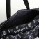 Sports bag with a zipper, shoe department, 2 outer pockets, long belt, black color