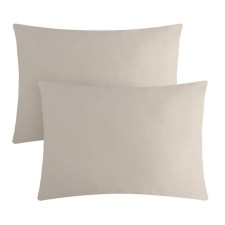 Set of pillowcases Ethel color light beige, 50x70-2 pcs, 100% cotton, maco-satin 114g/m2