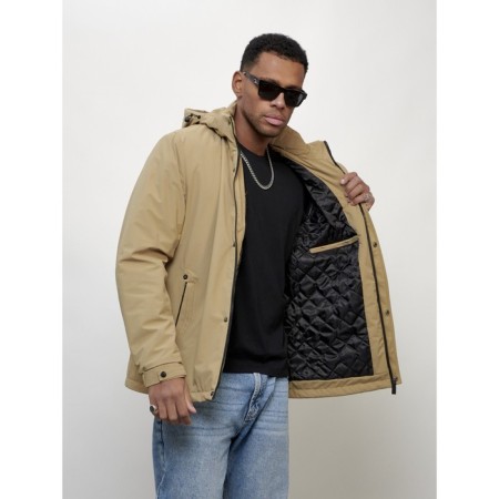 Male spring jacket, size 54, beige color-12