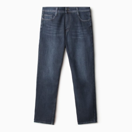 Jeans insulated male, color dark blue size 34 (50)