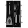 Maclay barbecue set: shovel, tongs, plug, 35 cm