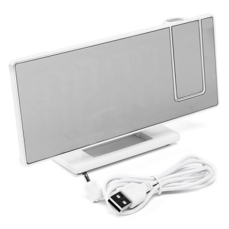 Clock - Electronic desk an alarm clock with a projection on the ceiling, thermometer, calendar, USB 9197734-5