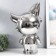 Souvenir Ceramics "Cosmonaut - Fox" silver 20x30x49 cm