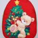 New Year's children's backpack "Bear with a Christmas tree", 30*25 cm, for the New Year