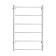 The heated towel electric "Dvin" R Neo, 800x500 mm, 1 "-1/2", white