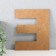 The panel of the letter "e" 16.5x20 cm, white