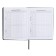 School diary for grades 1-11, solid cover, artificial leather, applique, pancake embossing, metal scruffies, silk-films, lies, 48 ​​sheets, block 80g/m2, black