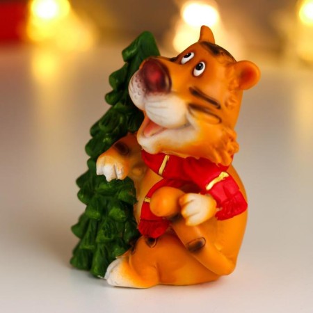 Piglite Polystone "Tiger with a cart" mix 10.5x7x8 cm-2