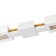 Connector Track-hide for the connecting tire pipeline straight hard artline plastic/copper Bel 59743 2 ritt