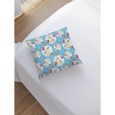 Pillowess decorative "Tits on a branch", on a zipper, size 45x45 cm-1