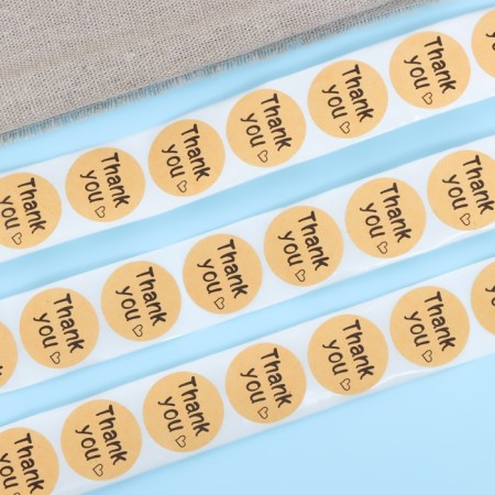 Craft stickers in the roll "That You", 500 pcs, 2.5 x 2.5 cm-2