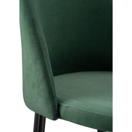 Metal amisore stool/velor, black/gray 48x53x95 cm-5