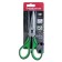 Scissors Erichkrause Megapolis, 16.5 cm, with improved 4D swoops, do not rust, handles with rubber inserts, in the blist