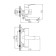 Accoona A71111F bath mixer, silumin, 35mm cartridge, pour 30 cm, black/chrome