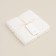 Trure -colored towel SL Home: Geometry "Blanc de Blanc" 50x90 cm, 83% cotton, 17% linen, 500 g/m2