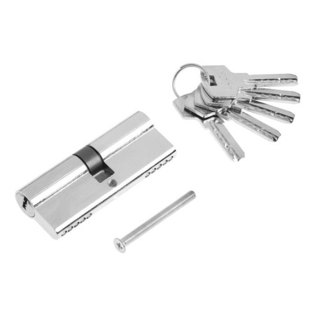 Cylinder mechanism, 80 mm, performance. Key, 5 keys, color chrome