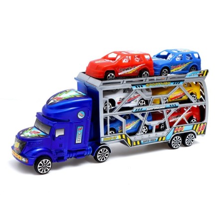 Truck inertial "tractor" with 6 cars, mix-4