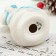 Souvenir "Snow Maiden Blizzard", Red fur coat, 12 cm, porcelain
