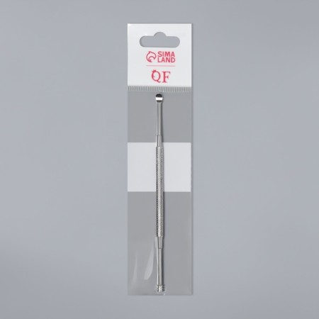 Paste, double -sided, metal, 12 cm, silver color-4