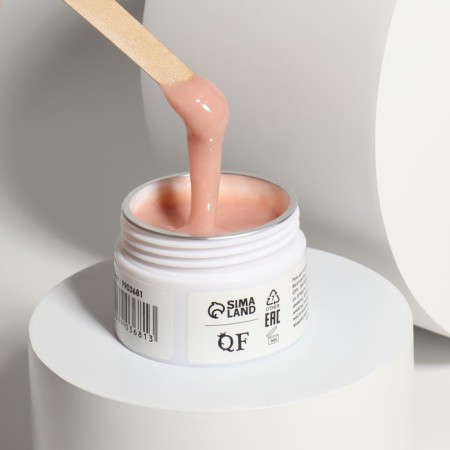 Mousse for nail extension, “Smart mousse”, 3 phase, 15ml, LED/UV, beige color (22)-3