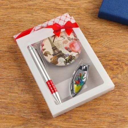 Gift set 3v1 (pen, mirror, nippers)-10