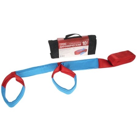 Dynamic cable, 10 tons, tape width 75 mm, 6 m, in bag