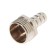 Zein fitting, 1/2 "x 10 mm external thread, nickelled brass, packing 100 pcs.