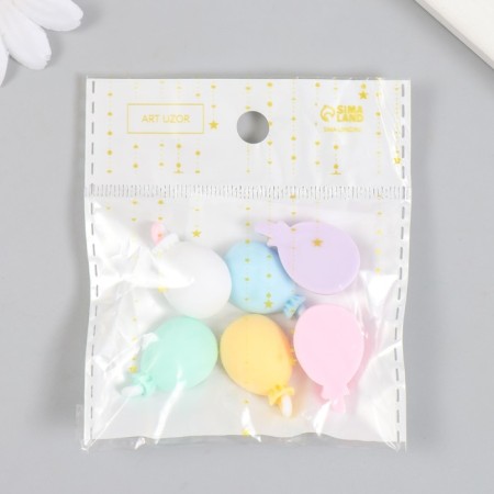 Decor for creativity plastic "Air Ball" mix 2.7x1.6 cm-3
