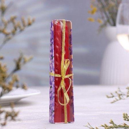 Wax candles (set 2 pcs), strawberry aroma-2