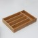 Tray - stand for cutlery, 35.5 × 25.4 × 5 cm, bamboo