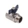 Ballic Aqualink, PN 30 tap, internal/outer thread 1 ", butterfly, nickel.