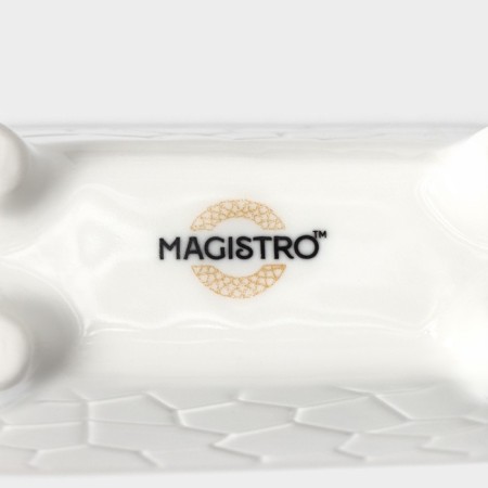 Magistro Rodos sponge stand, white color-5