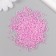 Glass beads 12/0 "pink" translucent mother -of -pearl 450 grams