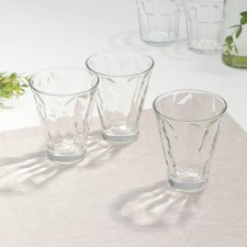 Set of low glass glasses 