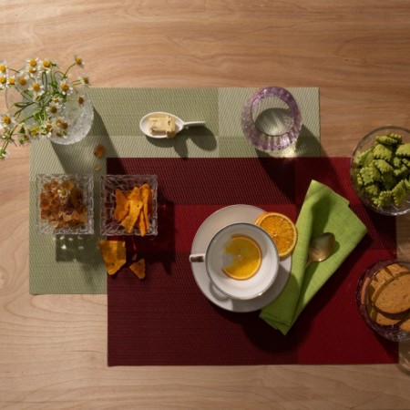 Serving napkin Zapel asymmetry, red color-4