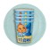 A set of paper utensils "1 year" baby 6 plates, 6 glasses