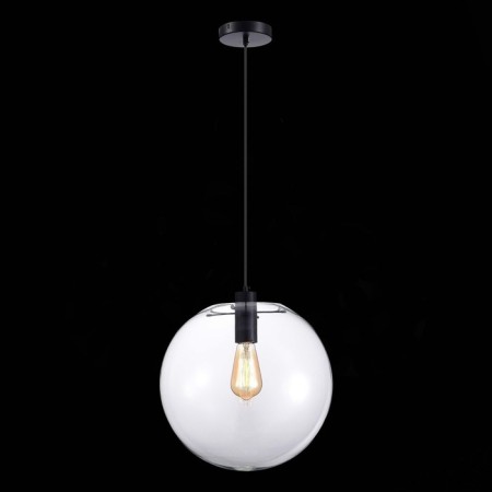 STL LUCE Sus. SL1056.433.01. Noor. 1x60 W, E27, 35x35x160 cm, black color-1